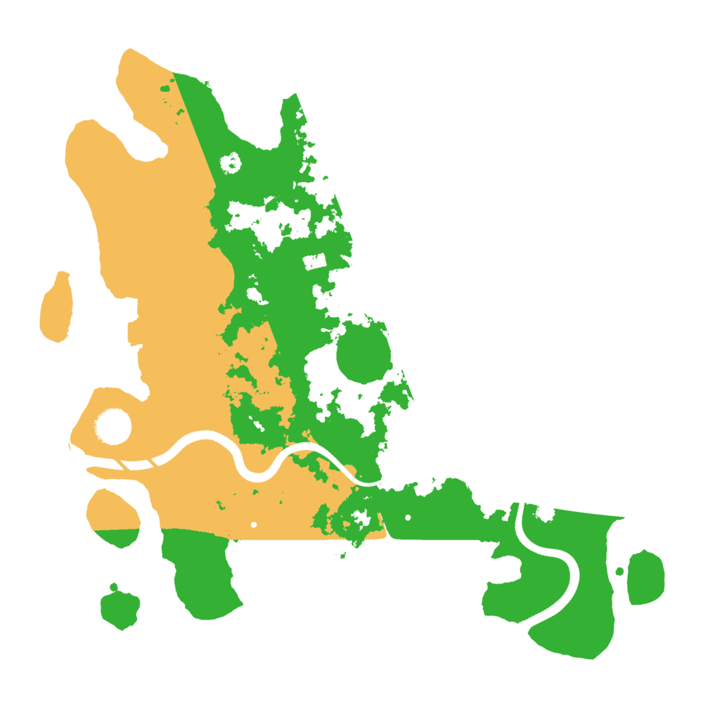 Biome Rust Map: Procedural Map, Size: 3500, Seed: 247570176
