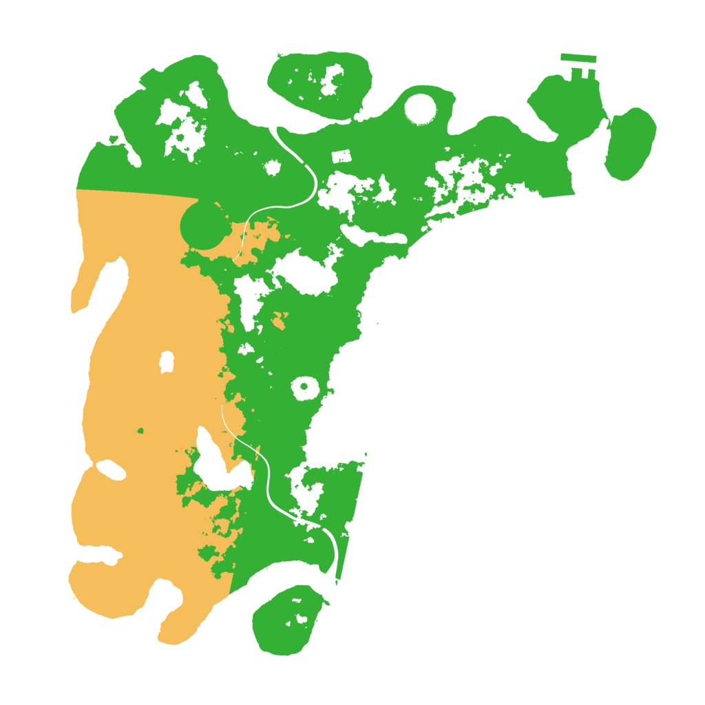 Biome Rust Map: Procedural Map, Size: 4000, Seed: 49998