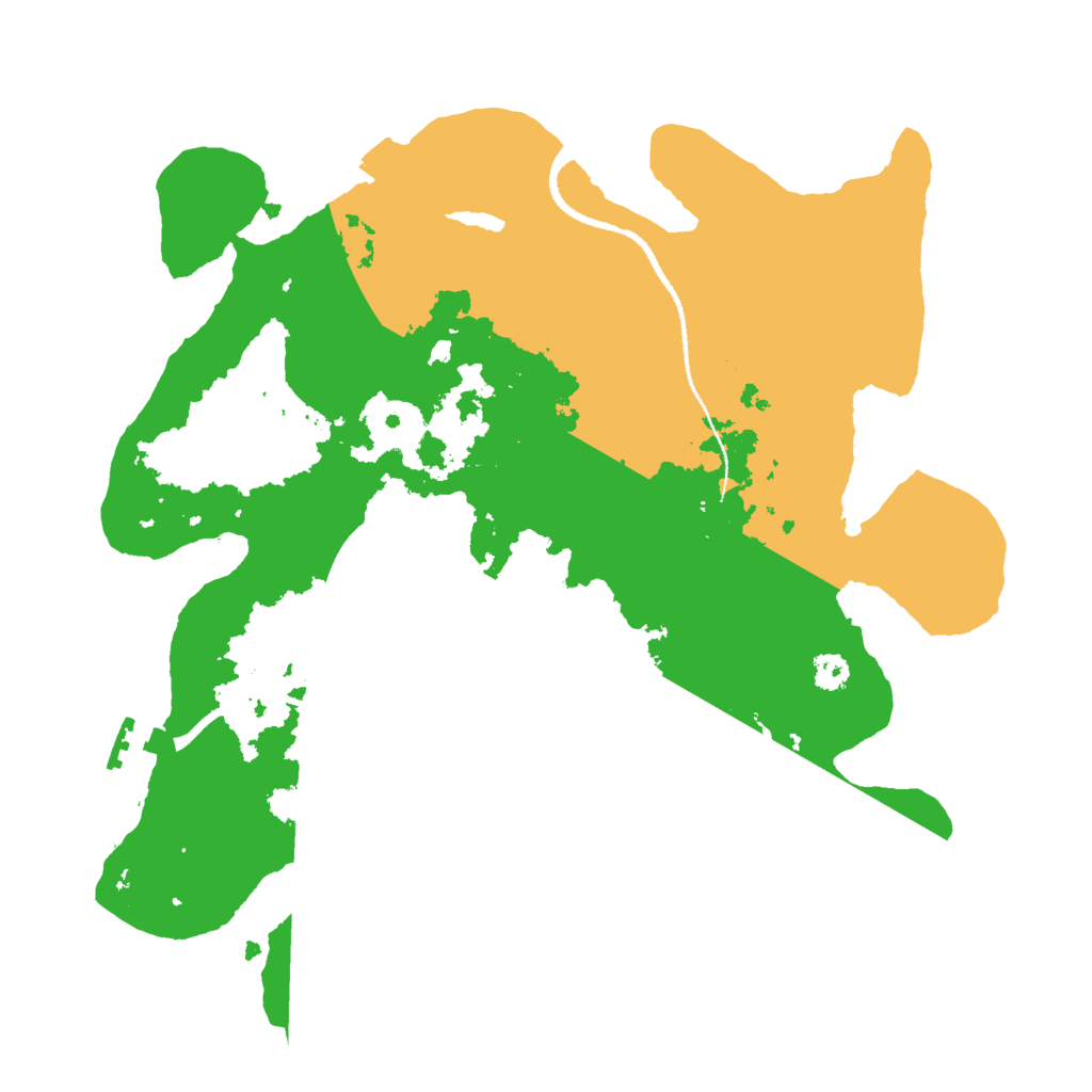 Biome Rust Map: Procedural Map, Size: 3000, Seed: 475156266