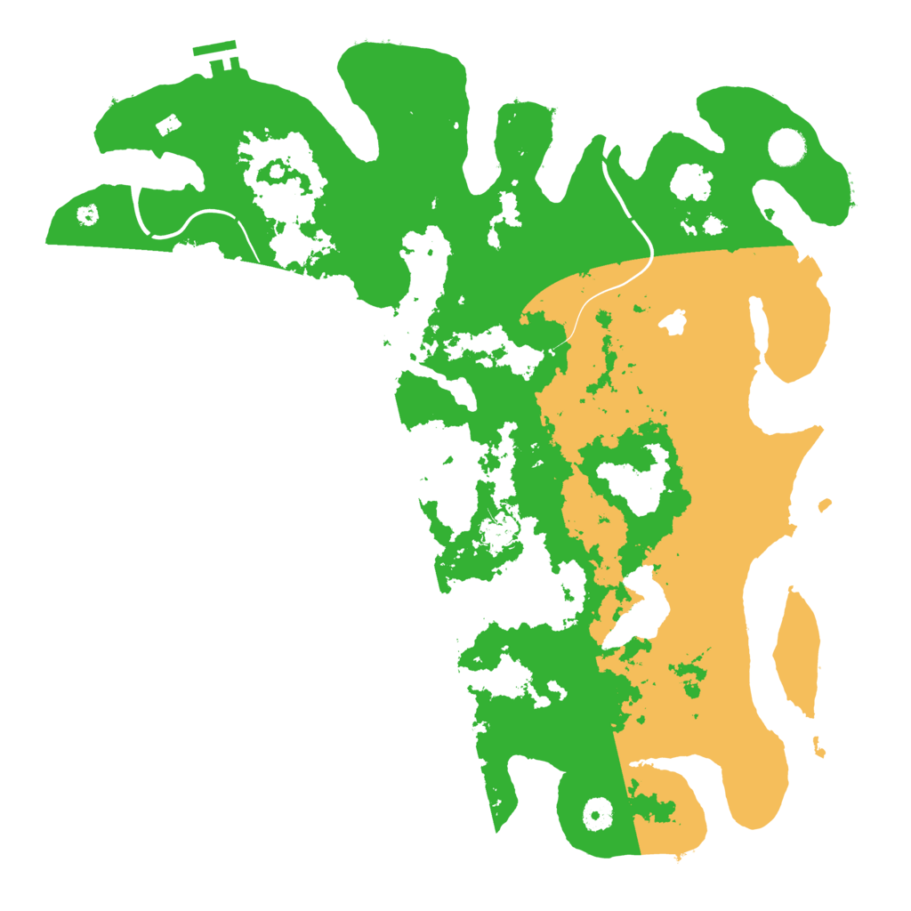 Biome Rust Map: Procedural Map, Size: 4250, Seed: 2006854123
