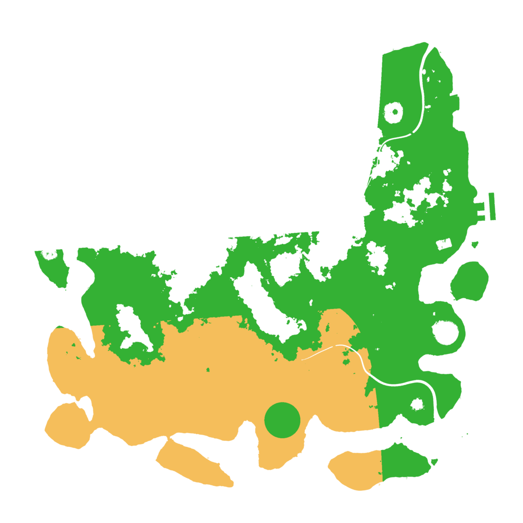 Biome Rust Map: Procedural Map, Size: 3850, Seed: 1781689892