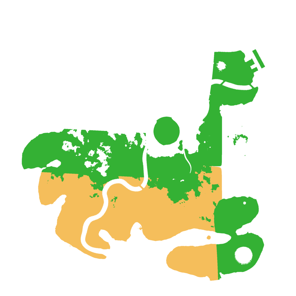 Biome Rust Map: Procedural Map, Size: 3000, Seed: 112292133