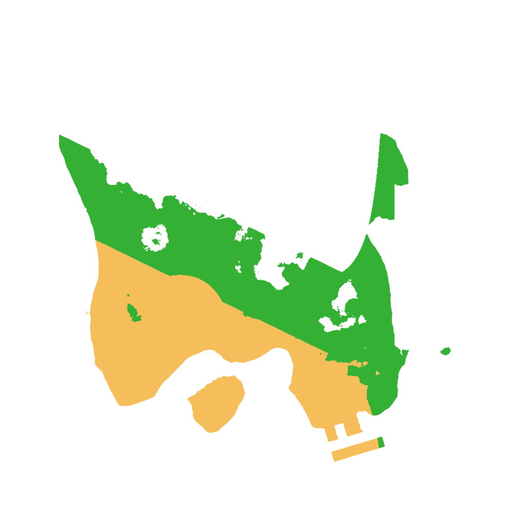 Biome Rust Map: Procedural Map, Size: 2000, Seed: 358139730