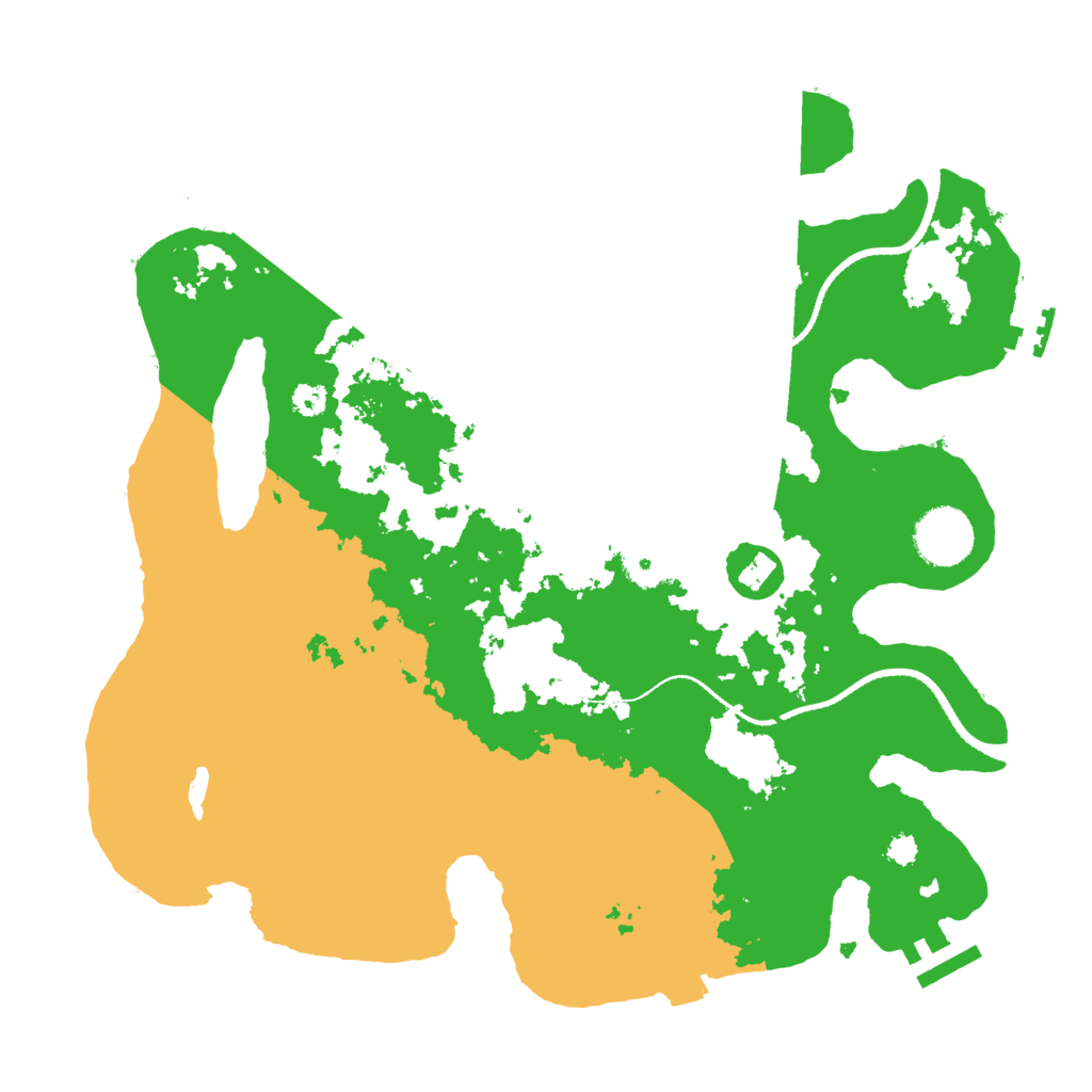 Biome Rust Map: Procedural Map, Size: 3250, Seed: 130019456