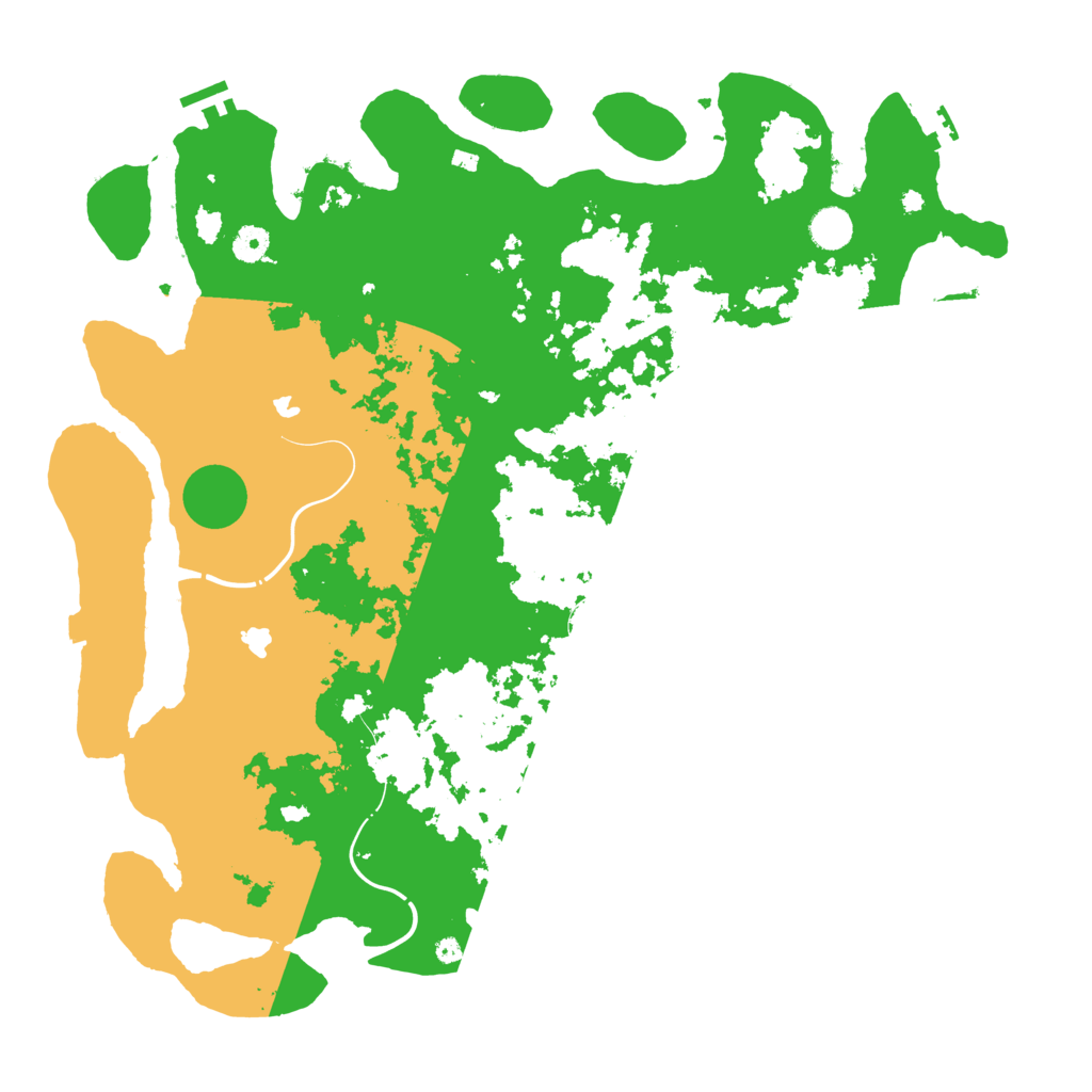 Biome Rust Map: Procedural Map, Size: 4500, Seed: 1232123807