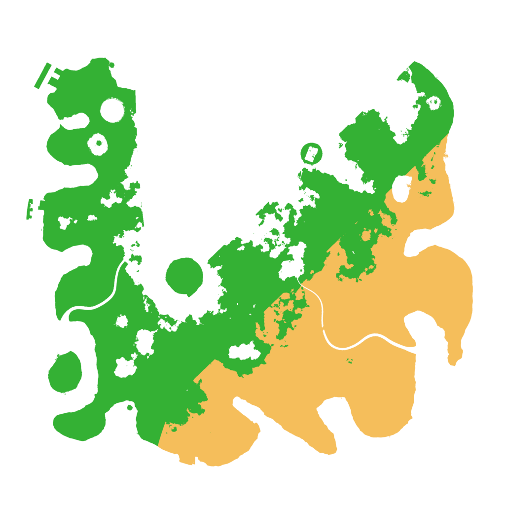Biome Rust Map: Procedural Map, Size: 3700, Seed: 409015885