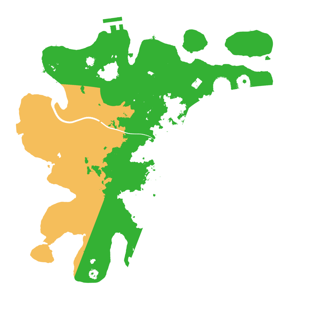 Biome Rust Map: Procedural Map, Size: 3250, Seed: 1394538264