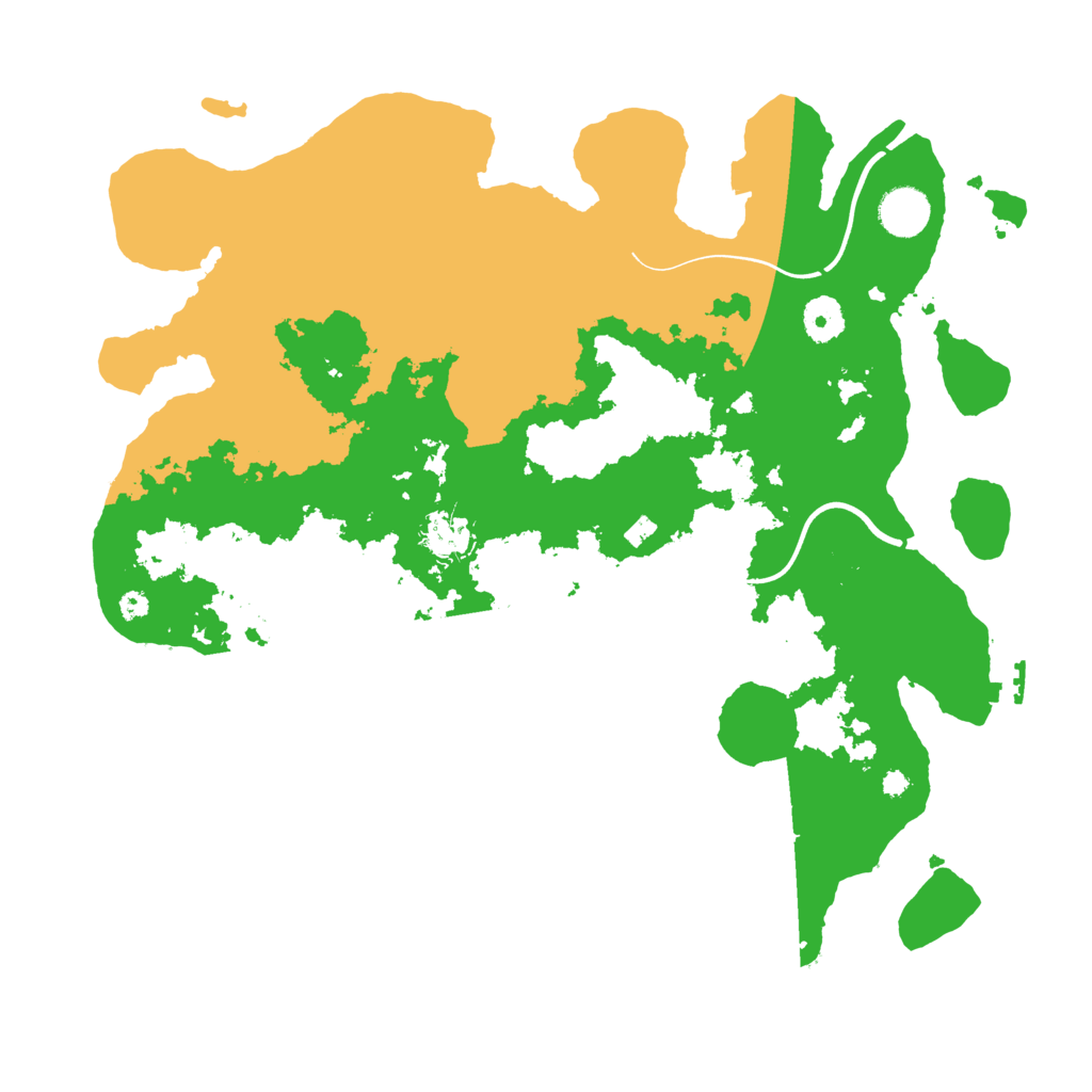 Biome Rust Map: Procedural Map, Size: 3800, Seed: 70377630