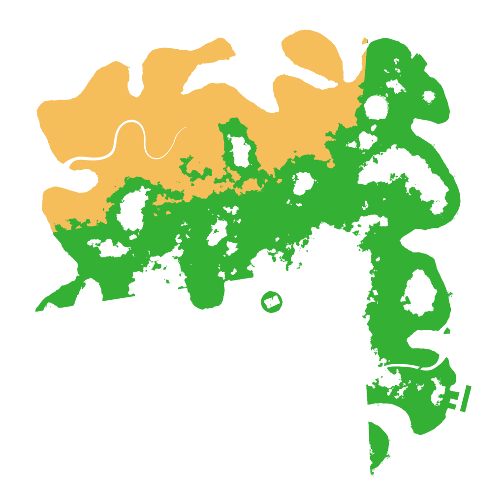 Biome Rust Map: Procedural Map, Size: 3800, Seed: 320953697