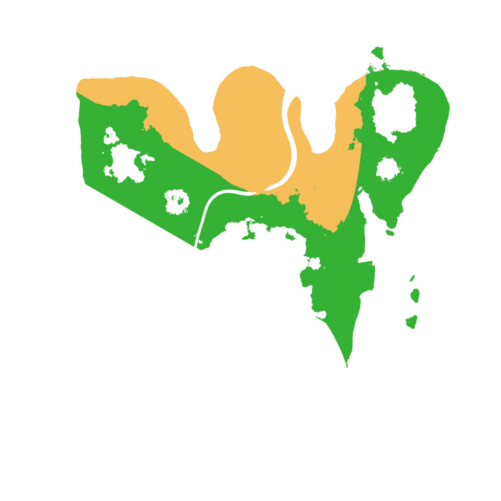 Biome Rust Map: Procedural Map, Size: 2000, Seed: 401130