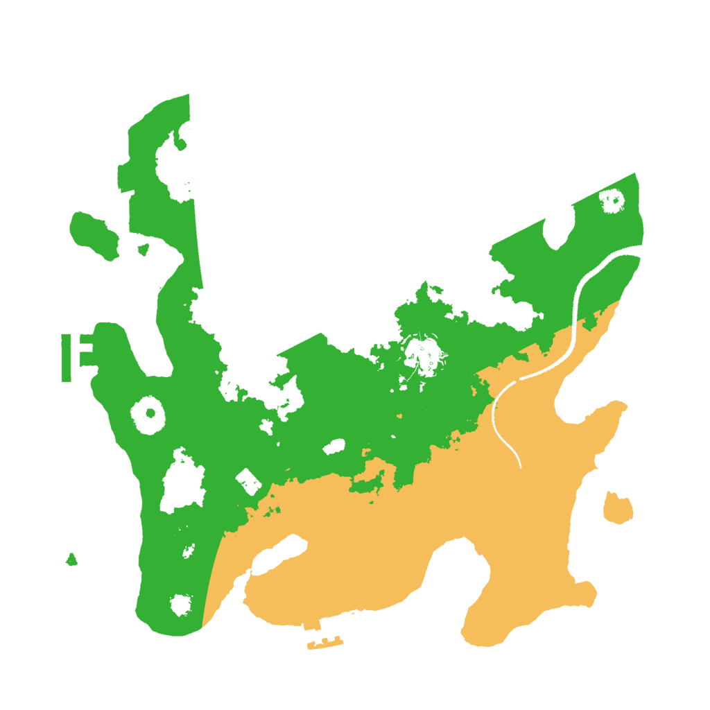 Biome Rust Map: Procedural Map, Size: 3000, Seed: 3352