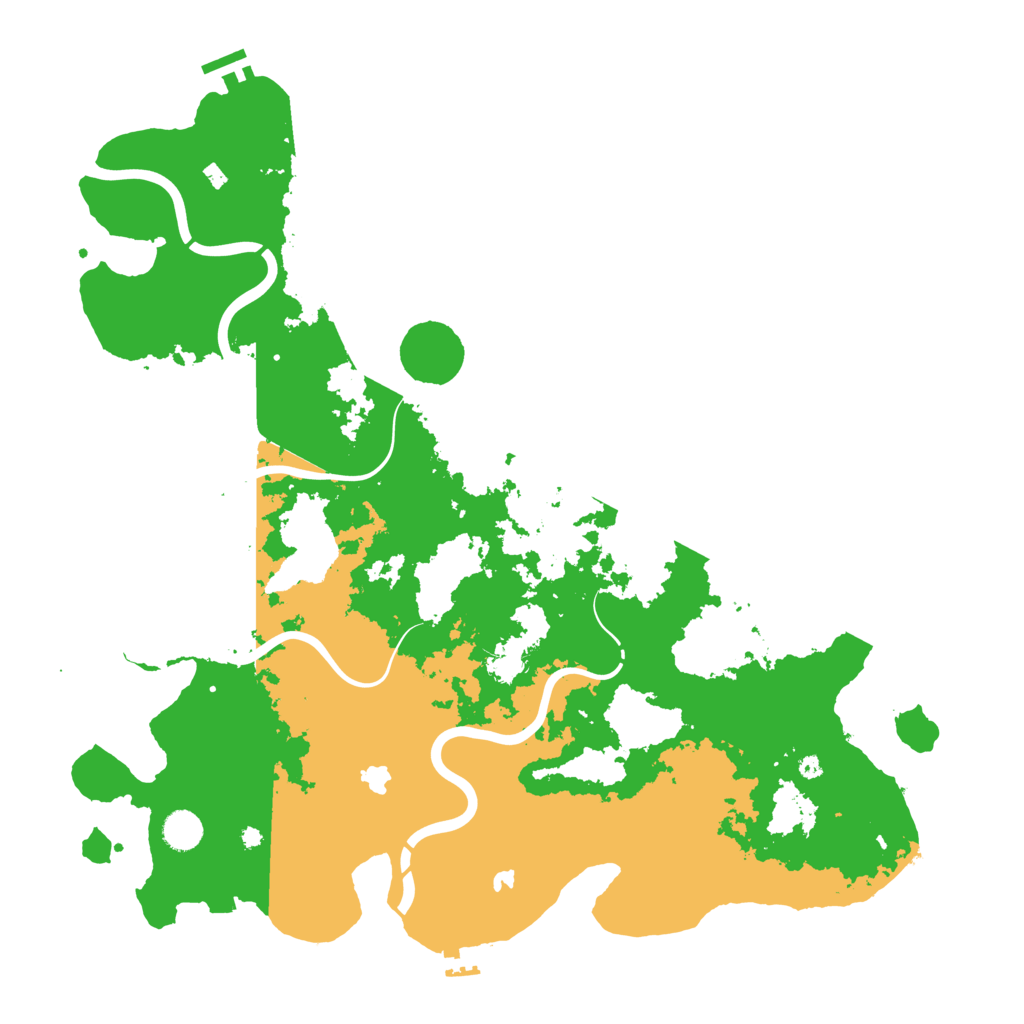 Biome Rust Map: Procedural Map, Size: 4500, Seed: 1382867354