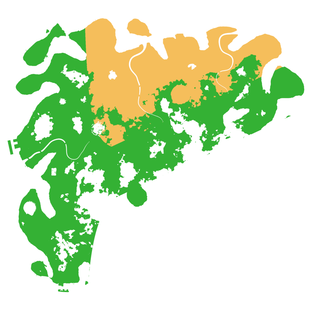 Biome Rust Map: Procedural Map, Size: 4500, Seed: 1478966653