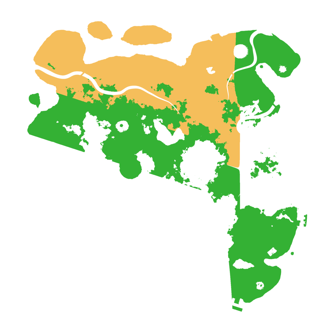 Biome Rust Map: Procedural Map, Size: 4002, Seed: 7