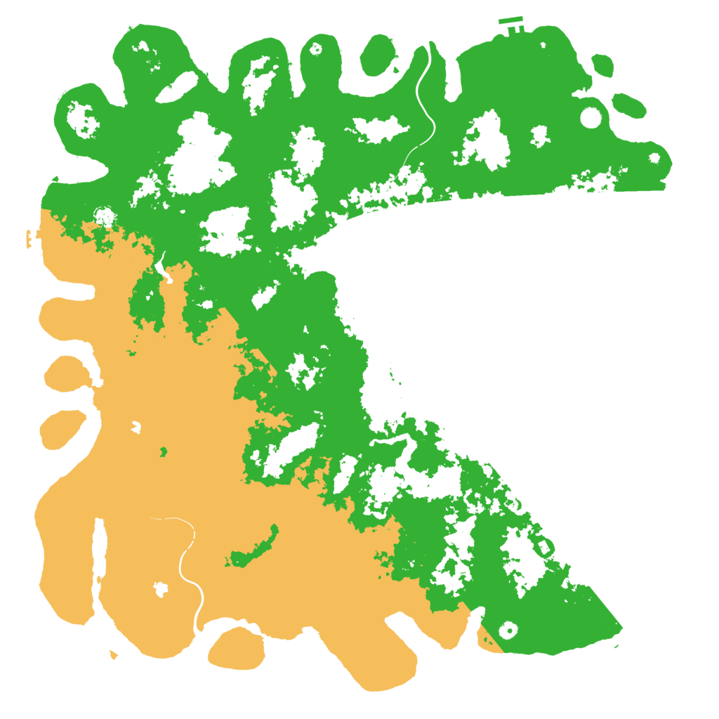 Biome Rust Map: Procedural Map, Size: 6000, Seed: 2062240560