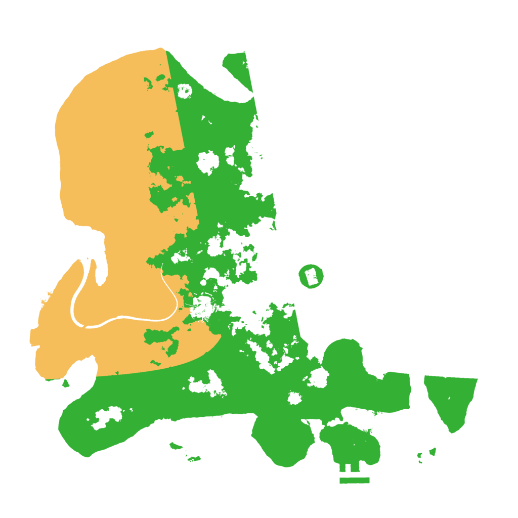 Biome Rust Map: Procedural Map, Size: 3500, Seed: 1853326991