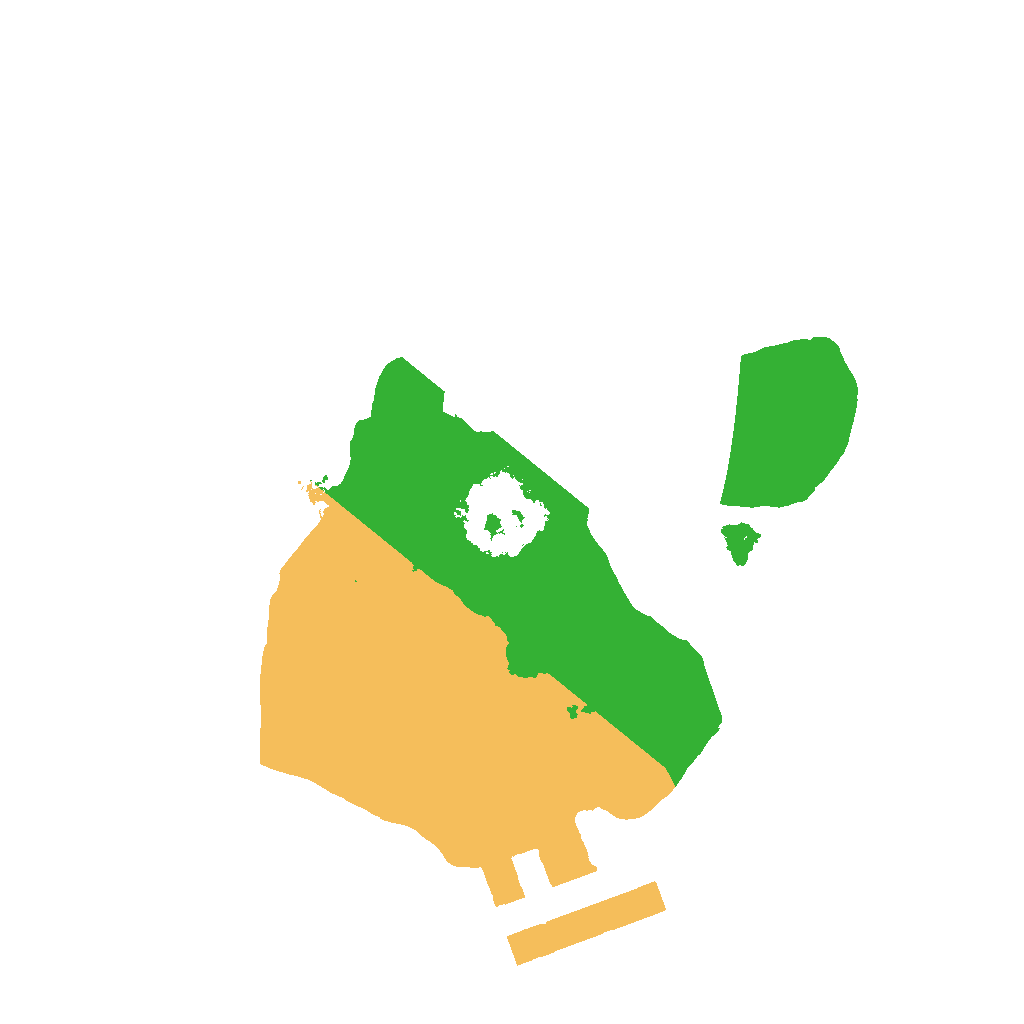 Biome Rust Map: Procedural Map, Size: 1300, Seed: 10421047