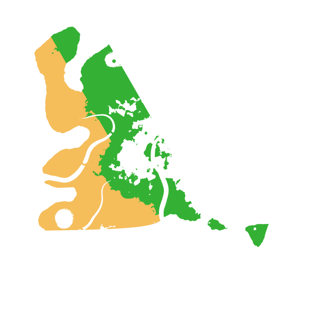 Biome Rust Map: Procedural Map, Size: 3000, Seed: 365879461