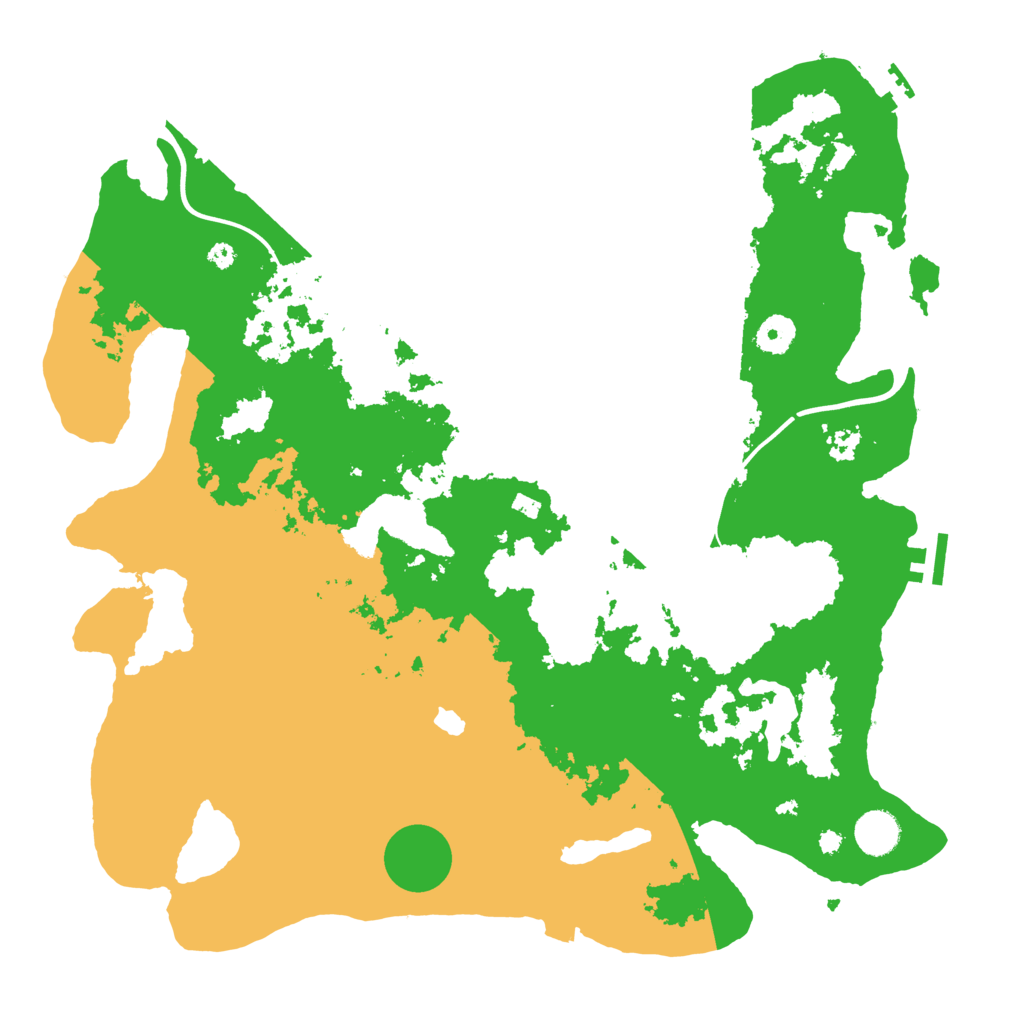 Biome Rust Map: Procedural Map, Size: 4000, Seed: 312476