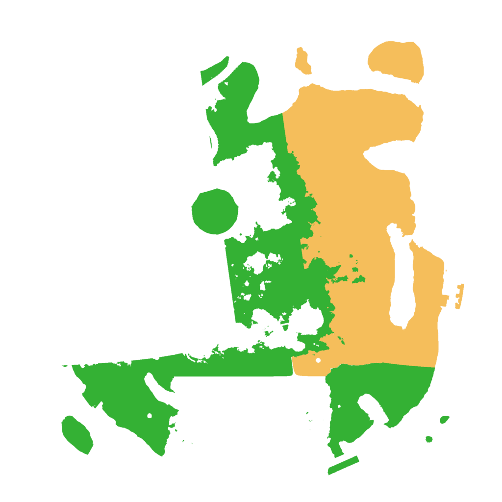 Biome Rust Map: Procedural Map, Size: 3000, Seed: 367759674