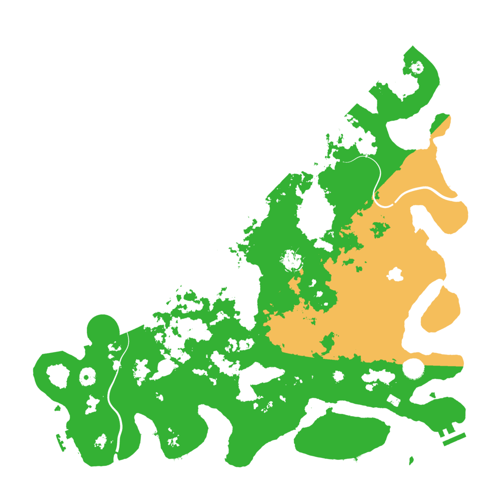 Biome Rust Map: Procedural Map, Size: 4200, Seed: 48204