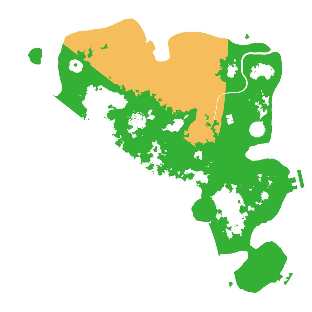 Biome Rust Map: Procedural Map, Size: 3500, Seed: 1478050398