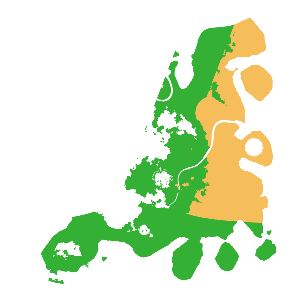 Biome Rust Map: Procedural Map, Size: 3000, Seed: 261249790