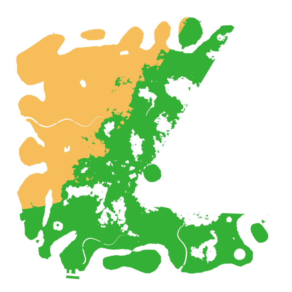 Biome Rust Map: Procedural Map, Size: 4500, Seed: 1414098897