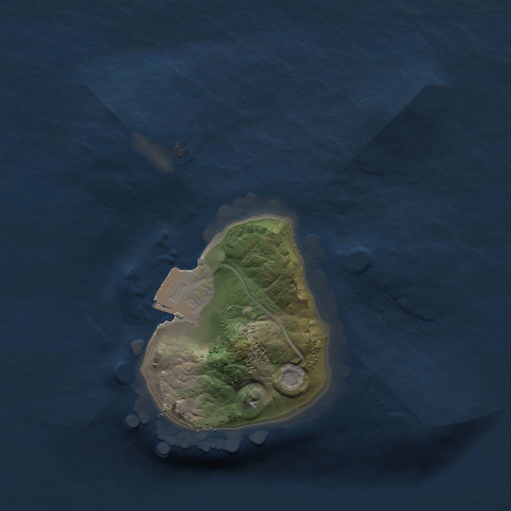 Rust Map: Procedural Map, Size: 1300, Seed: 1866844893, 1 Monuments