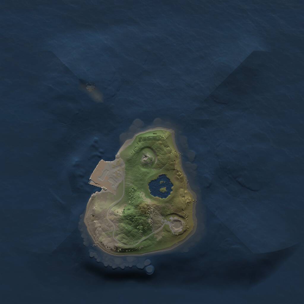 Rust Map: Procedural Map, Size: 1300, Seed: 1866844893, 1 Monuments