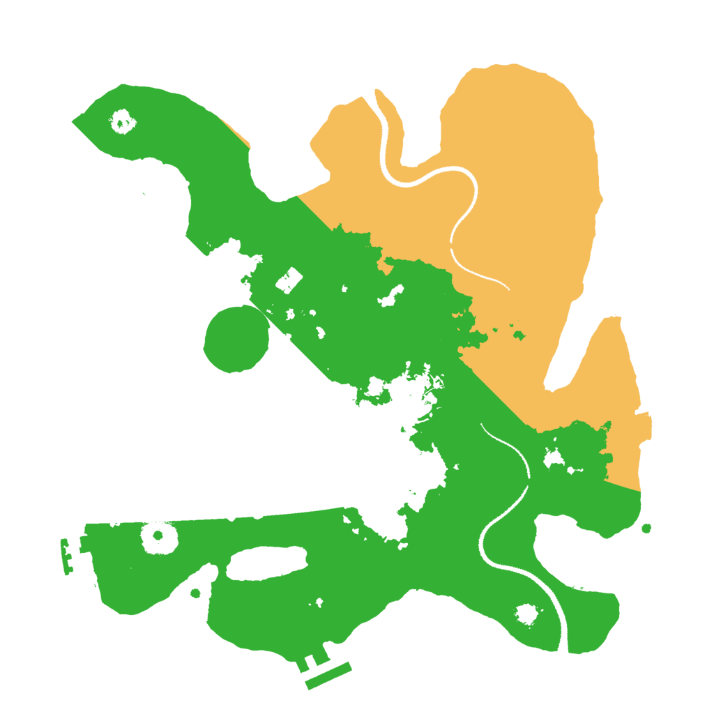 Biome Rust Map: Procedural Map, Size: 3000, Seed: 1468964013