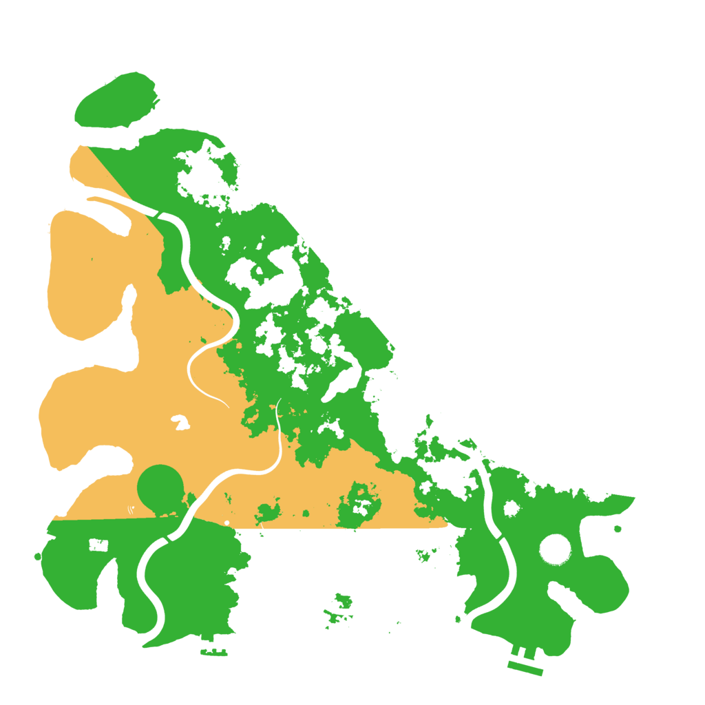 Biome Rust Map: Procedural Map, Size: 4000, Seed: 1158411676
