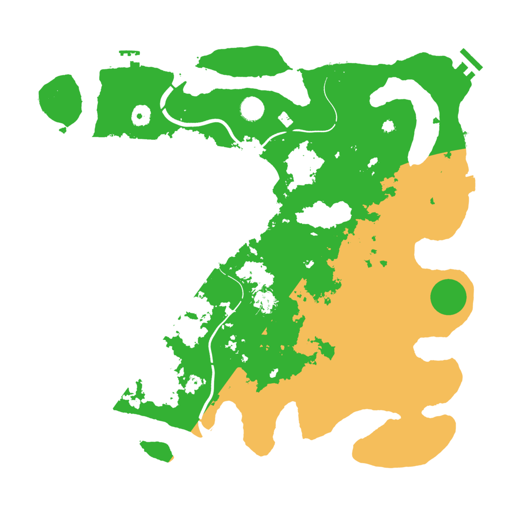 Biome Rust Map: Procedural Map, Size: 3750, Seed: 54325