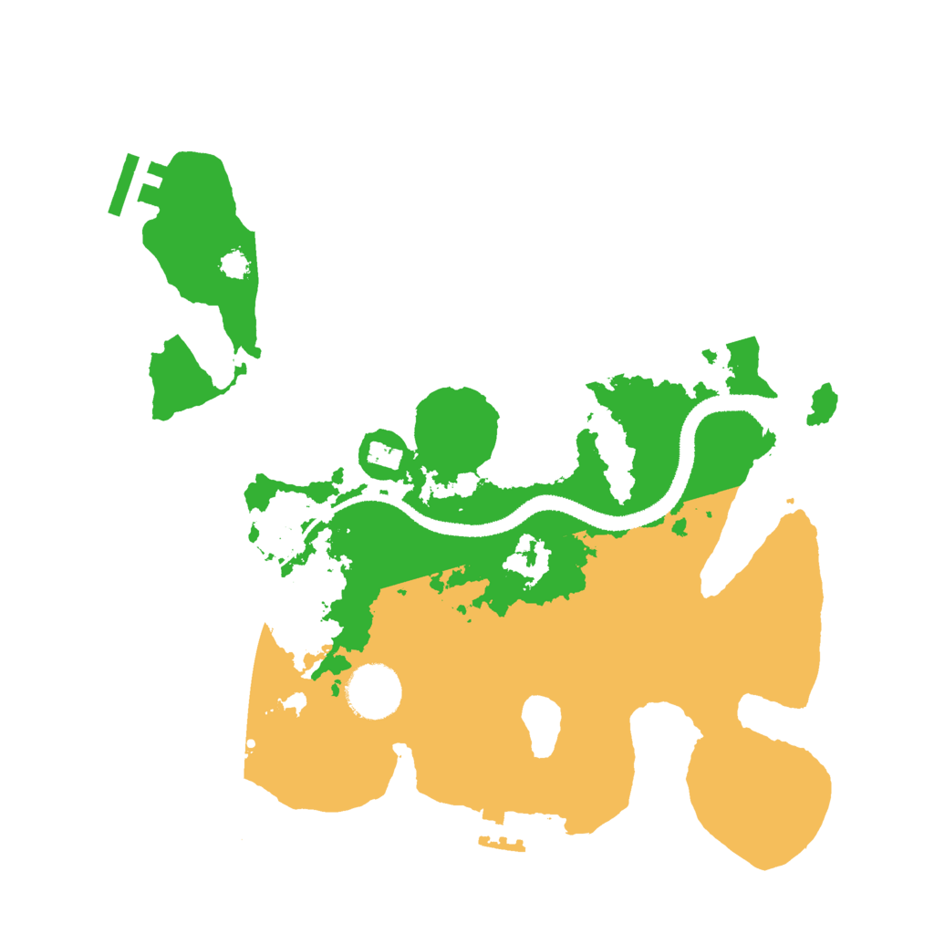 Biome Rust Map: Procedural Map, Size: 3000, Seed: 1322595934