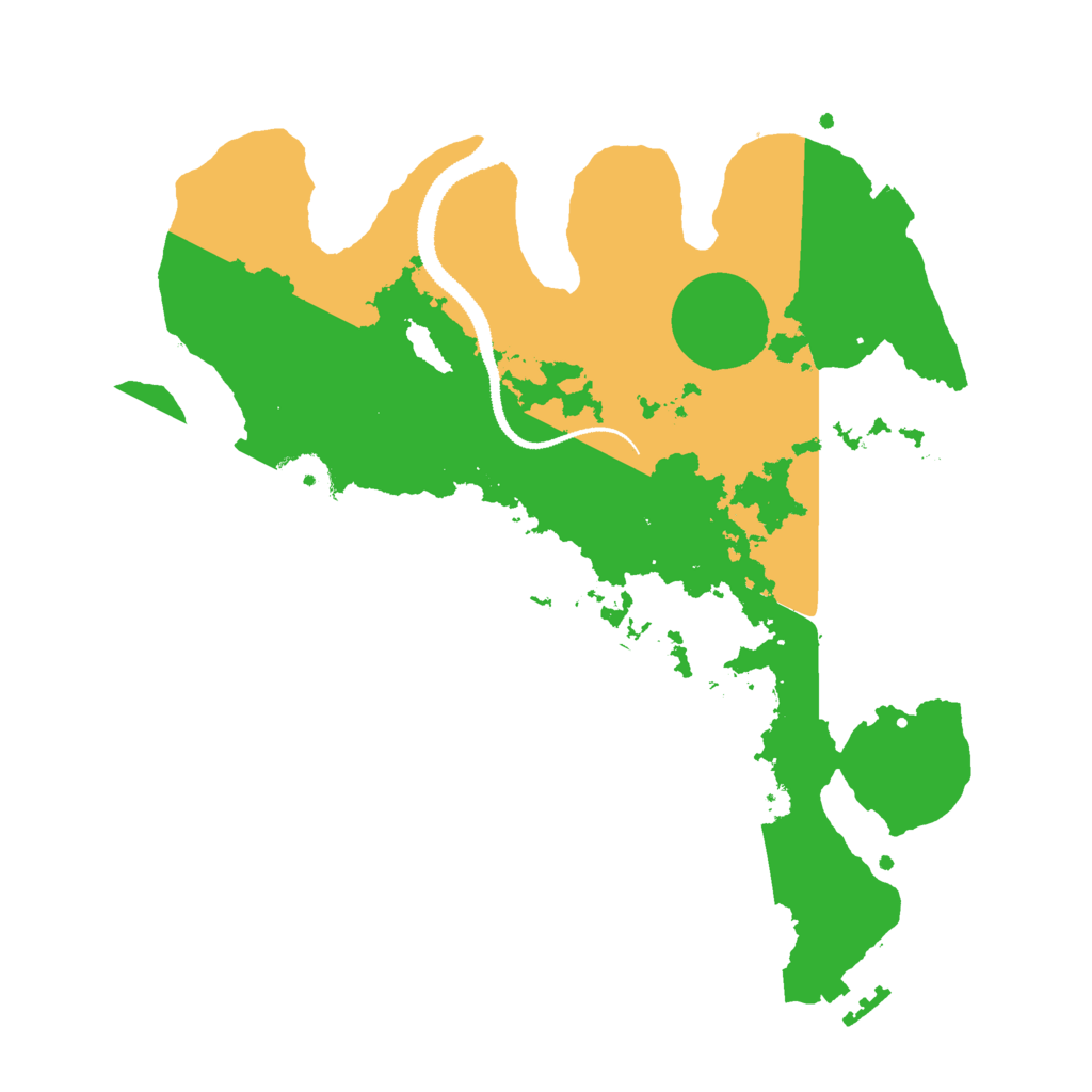 Biome Rust Map: Procedural Map, Size: 3000, Seed: 410053278