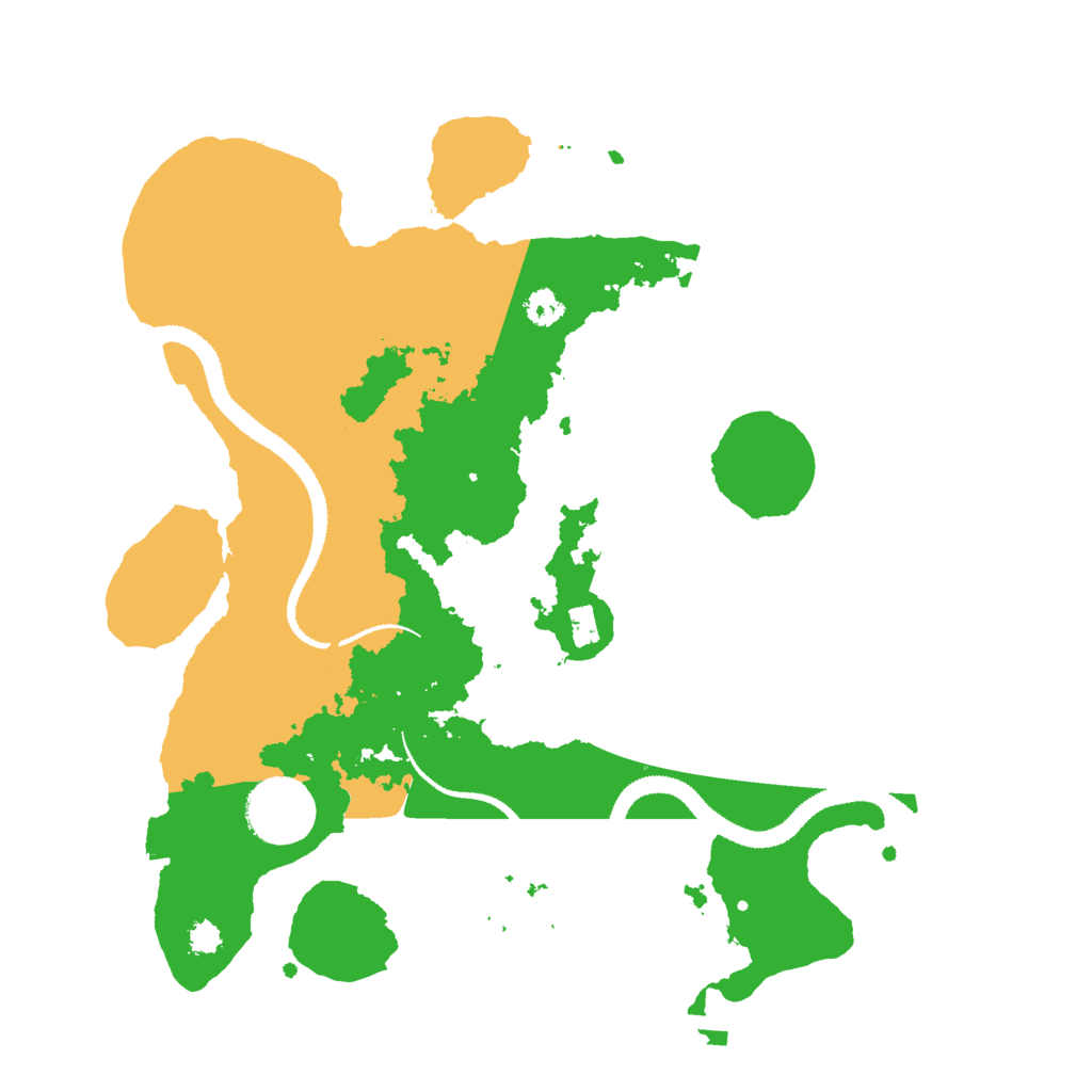 Biome Rust Map: Procedural Map, Size: 3000, Seed: 523228310