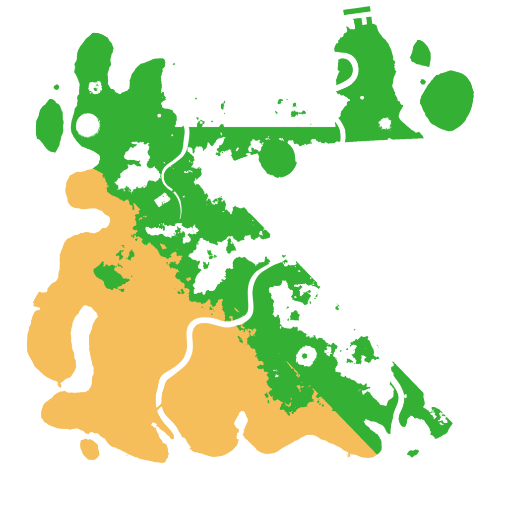 Biome Rust Map: Procedural Map, Size: 3800, Seed: 485427672