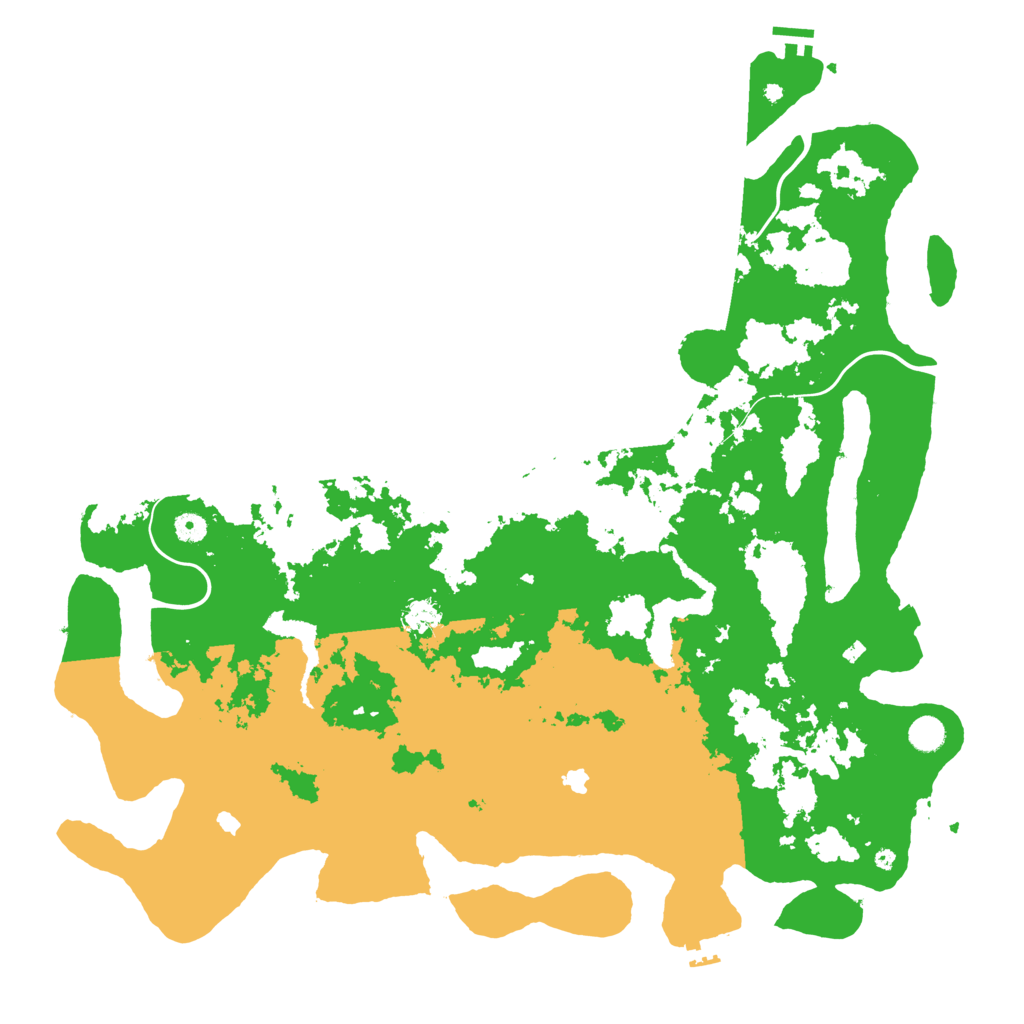 Biome Rust Map: Procedural Map, Size: 5000, Seed: 620182937