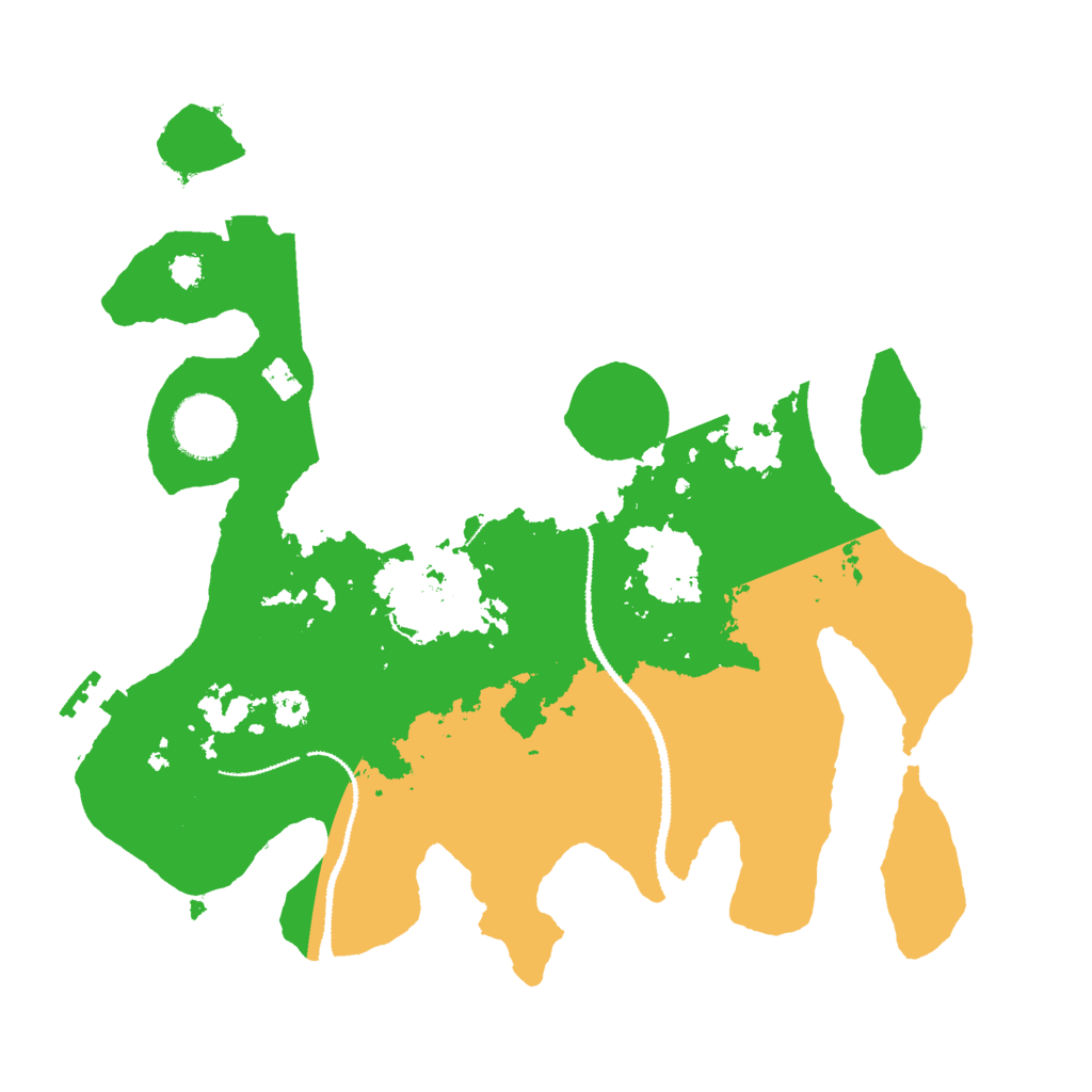 Biome Rust Map: Procedural Map, Size: 3000, Seed: 608166530