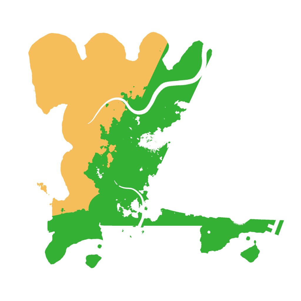 Biome Rust Map: Procedural Map, Size: 3000, Seed: 1646992058