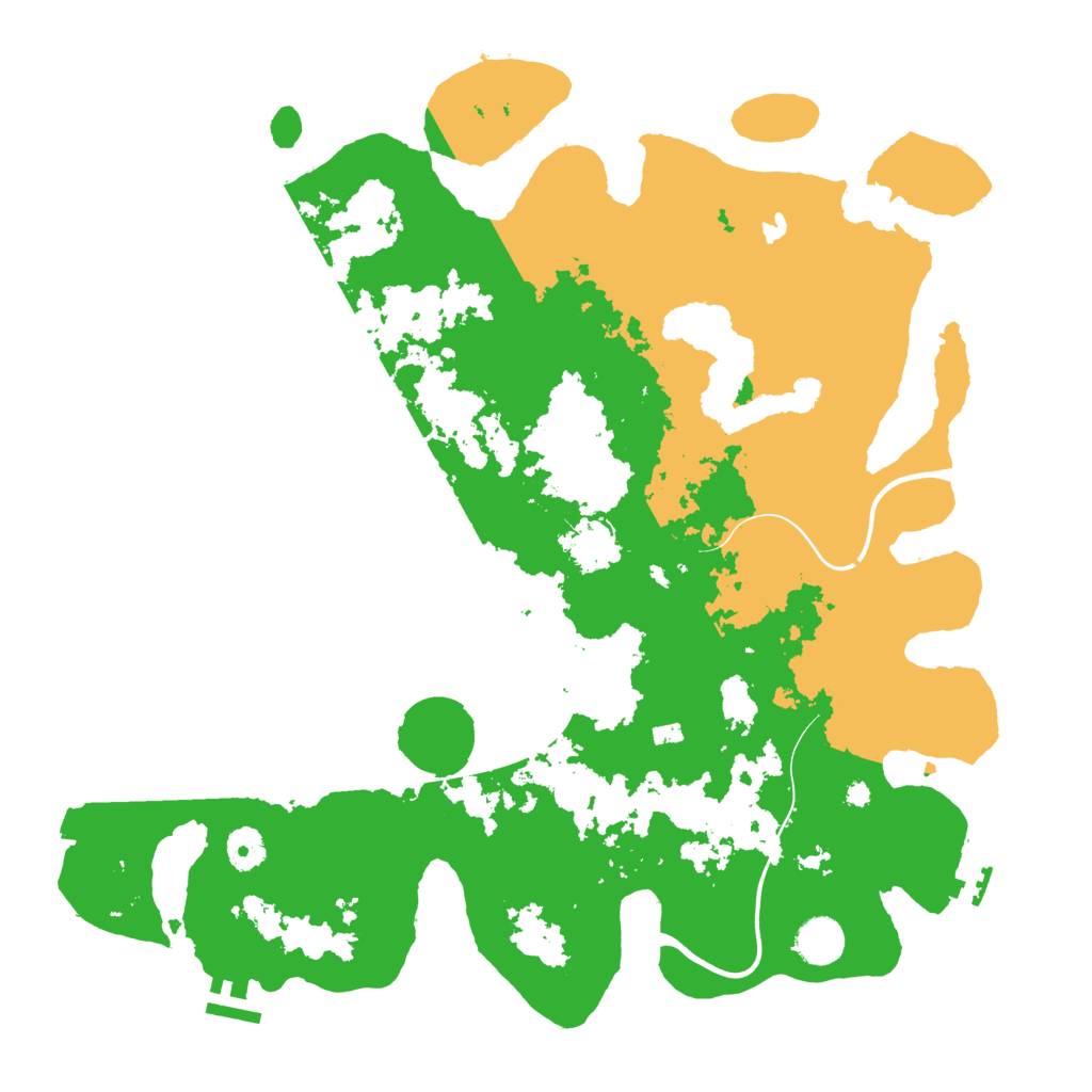 Biome Rust Map: Procedural Map, Size: 4000, Seed: 976655333