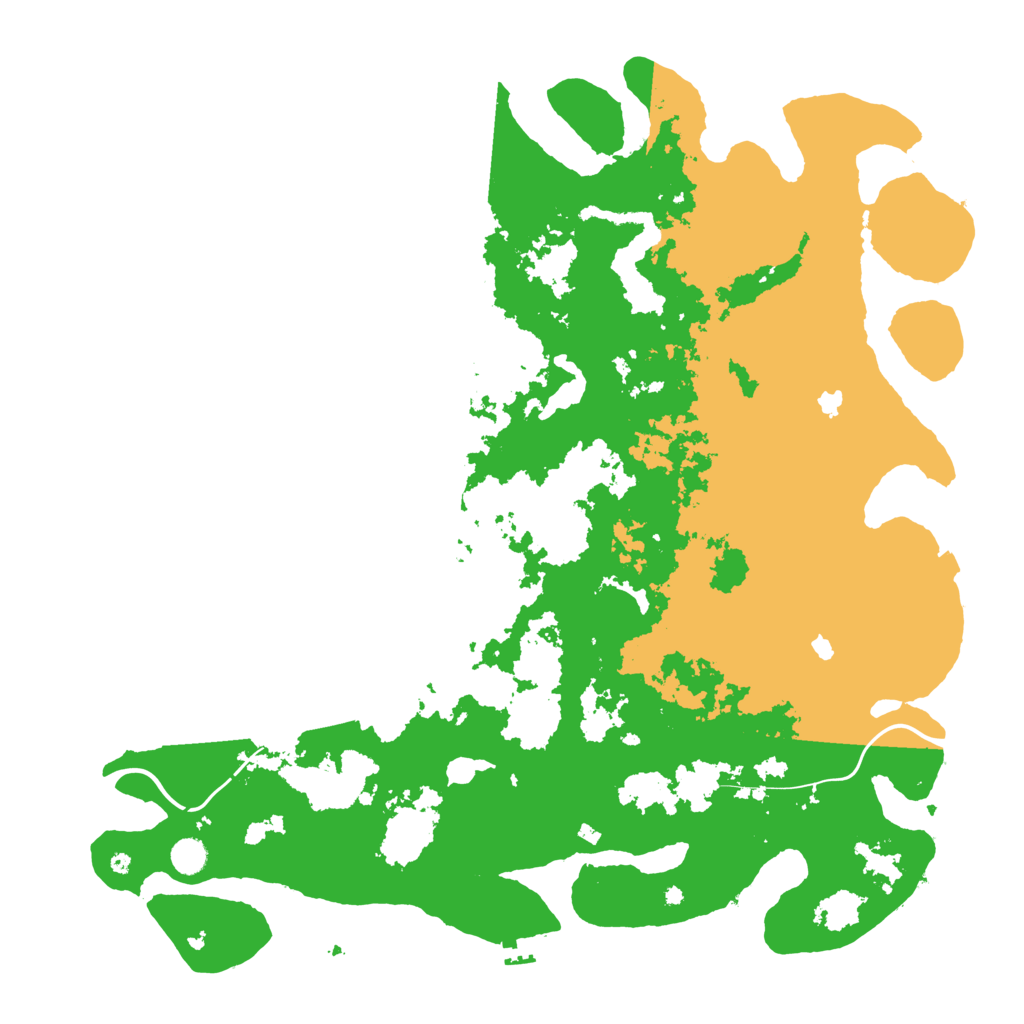 Biome Rust Map: Procedural Map, Size: 5000, Seed: 377981