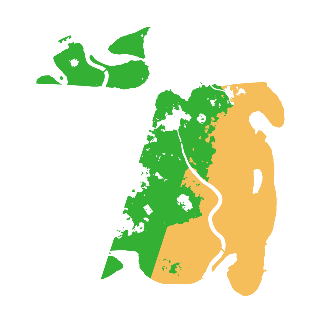 Biome Rust Map: Procedural Map, Size: 3500, Seed: 52201011