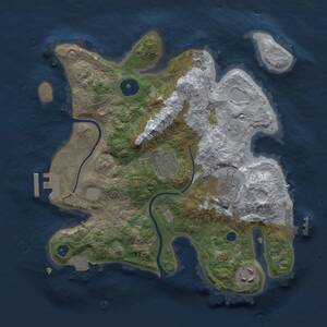 Thumbnail Rust Map: Procedural Map, Size: 2800, Seed: 199590048, 8 Monuments