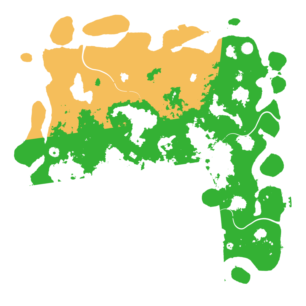 Biome Rust Map: Procedural Map, Size: 4500, Seed: 1491738024