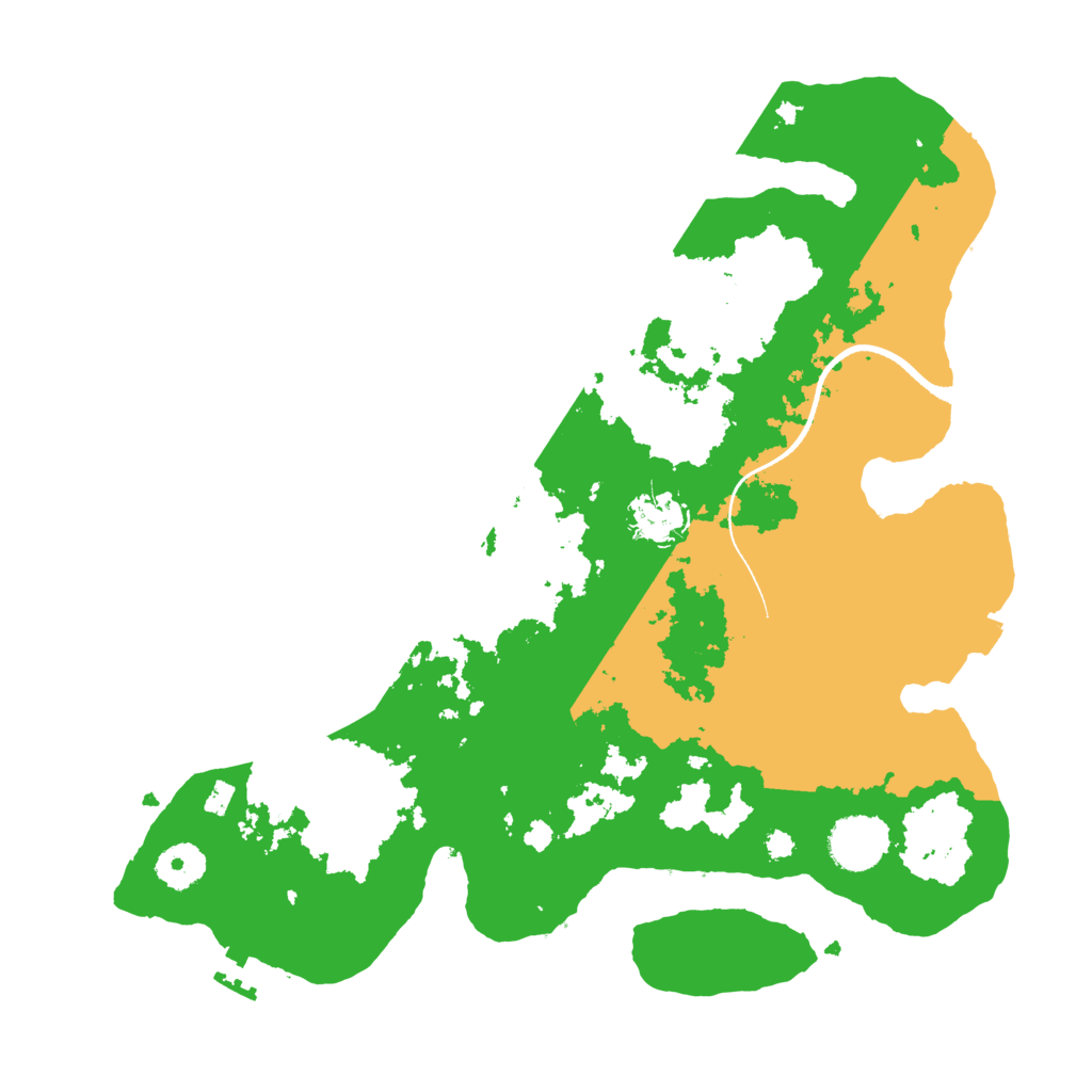 Biome Rust Map: Procedural Map, Size: 3500, Seed: 1401449723