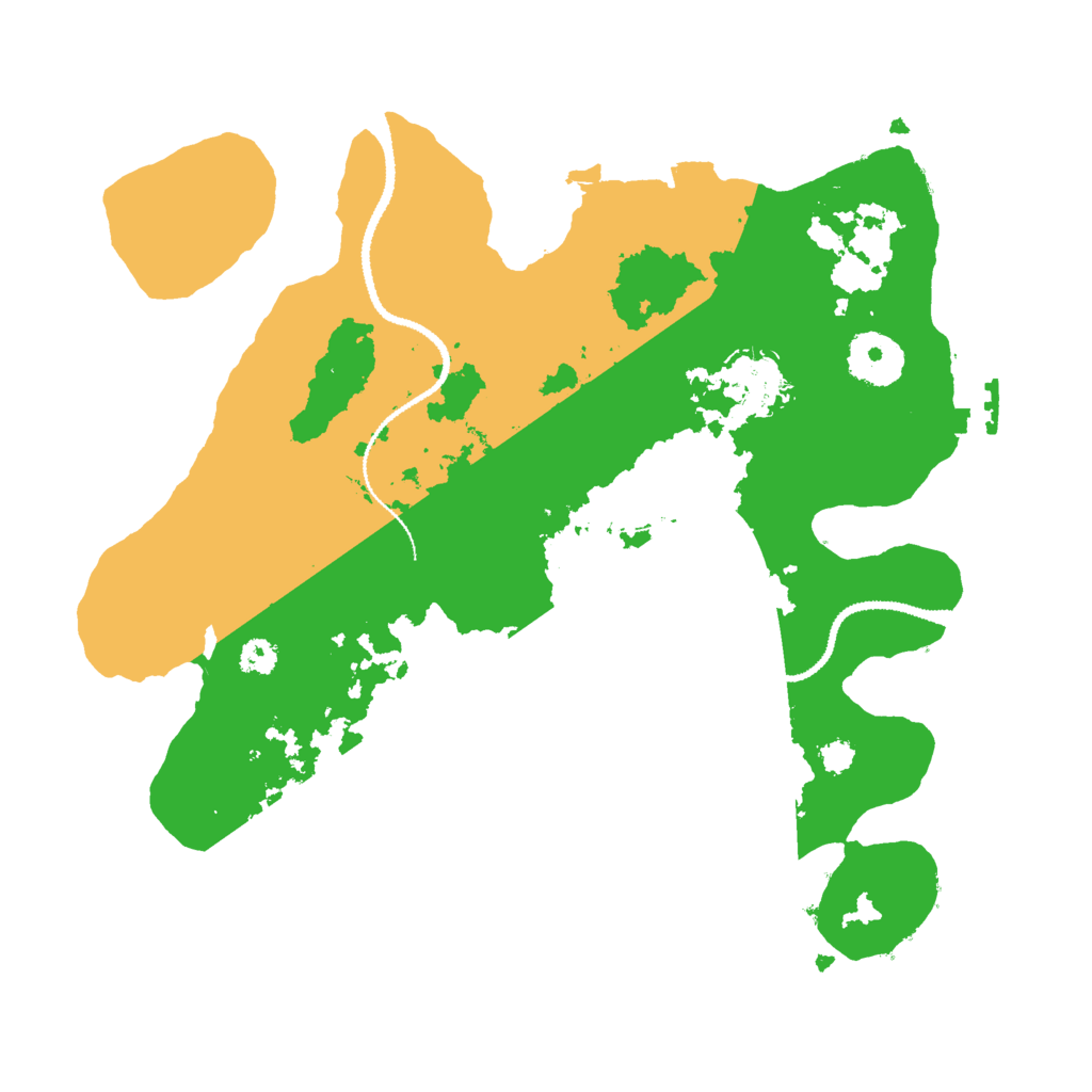 Biome Rust Map: Procedural Map, Size: 3000, Seed: 751248712