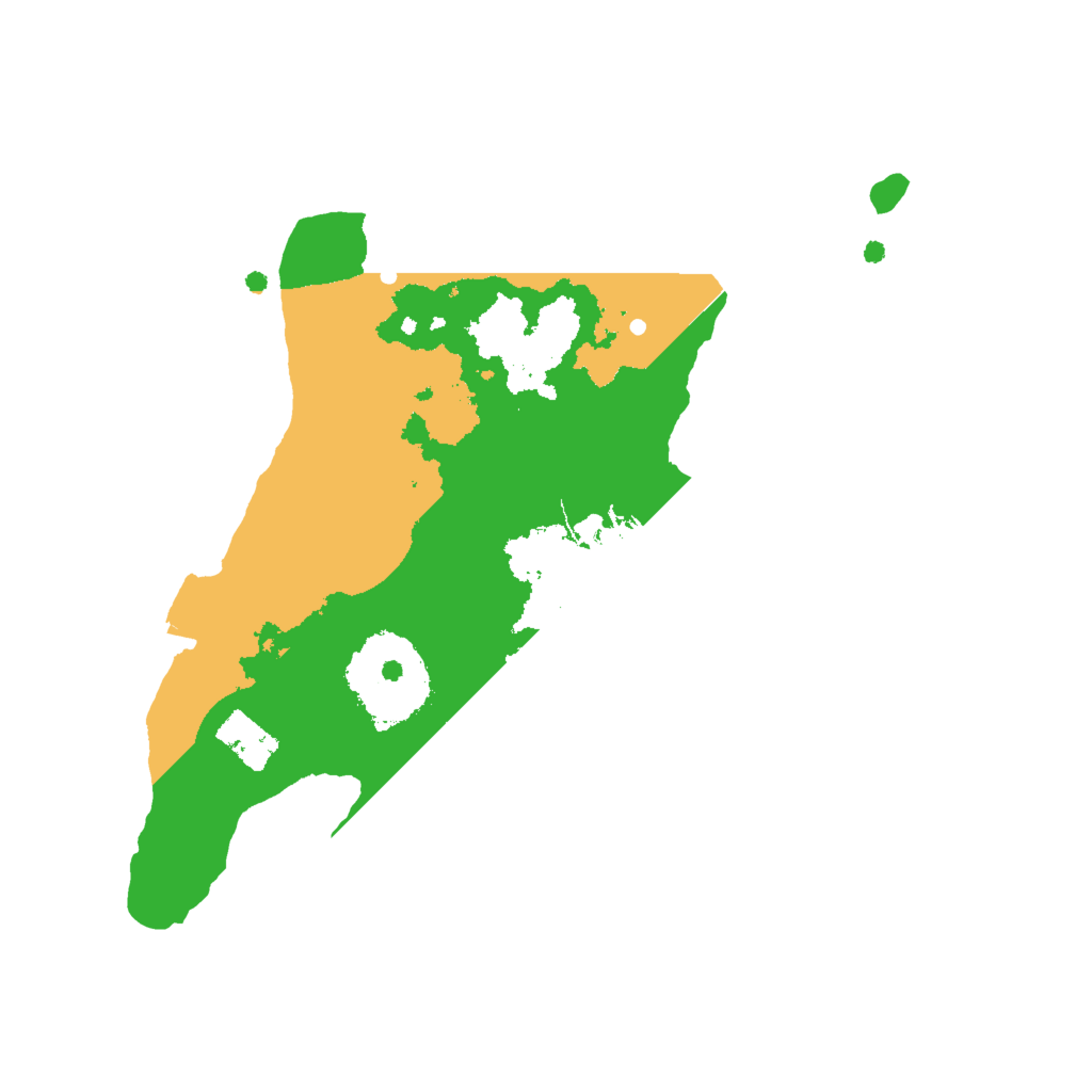 Biome Rust Map: Procedural Map, Size: 2000, Seed: 264163691