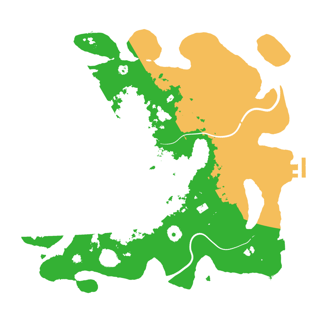Biome Rust Map: Procedural Map, Size: 3250, Seed: 1220910094