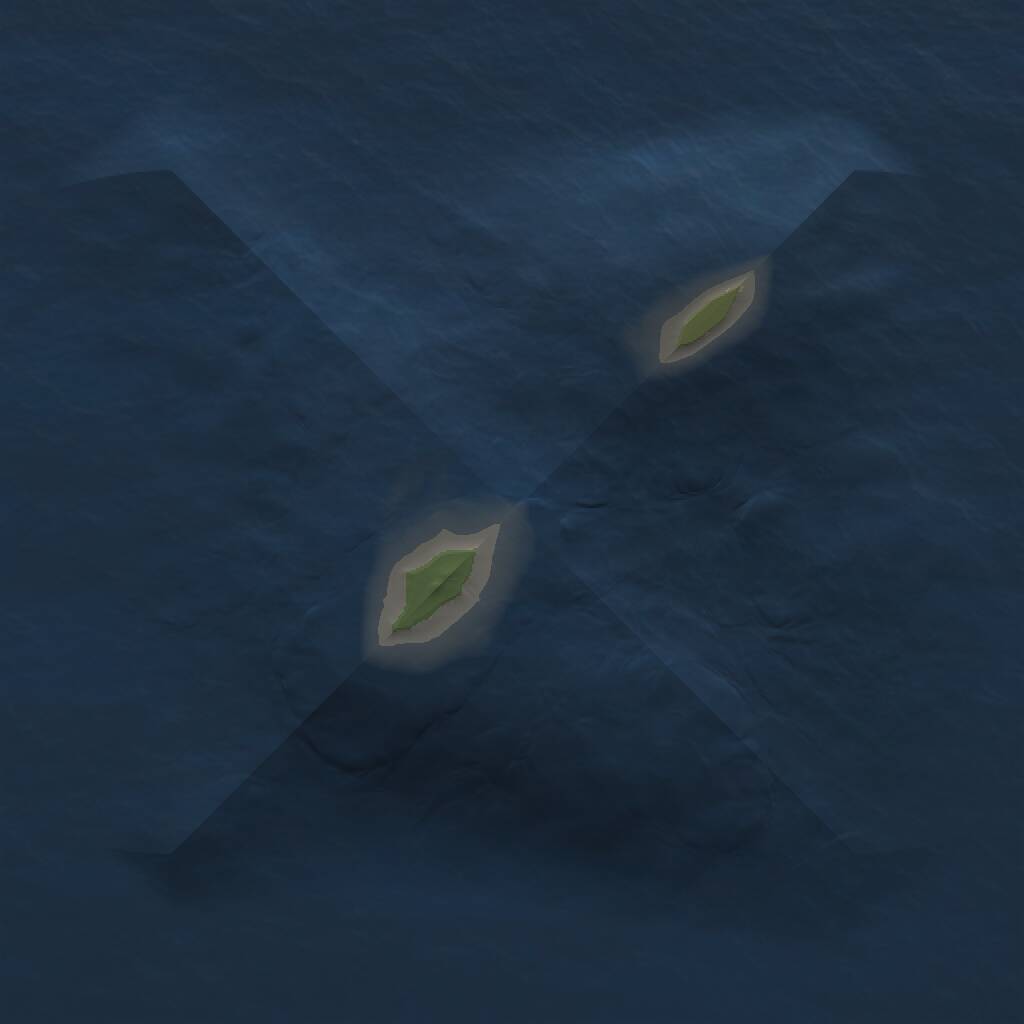 Rust Map: Procedural Map, Size: 1000, Seed: 601455960, 1 Monuments